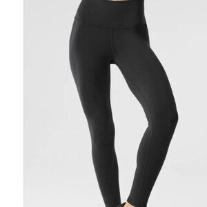 ALO YOGA High-Waisted Airbrush Legging Black Size Small
